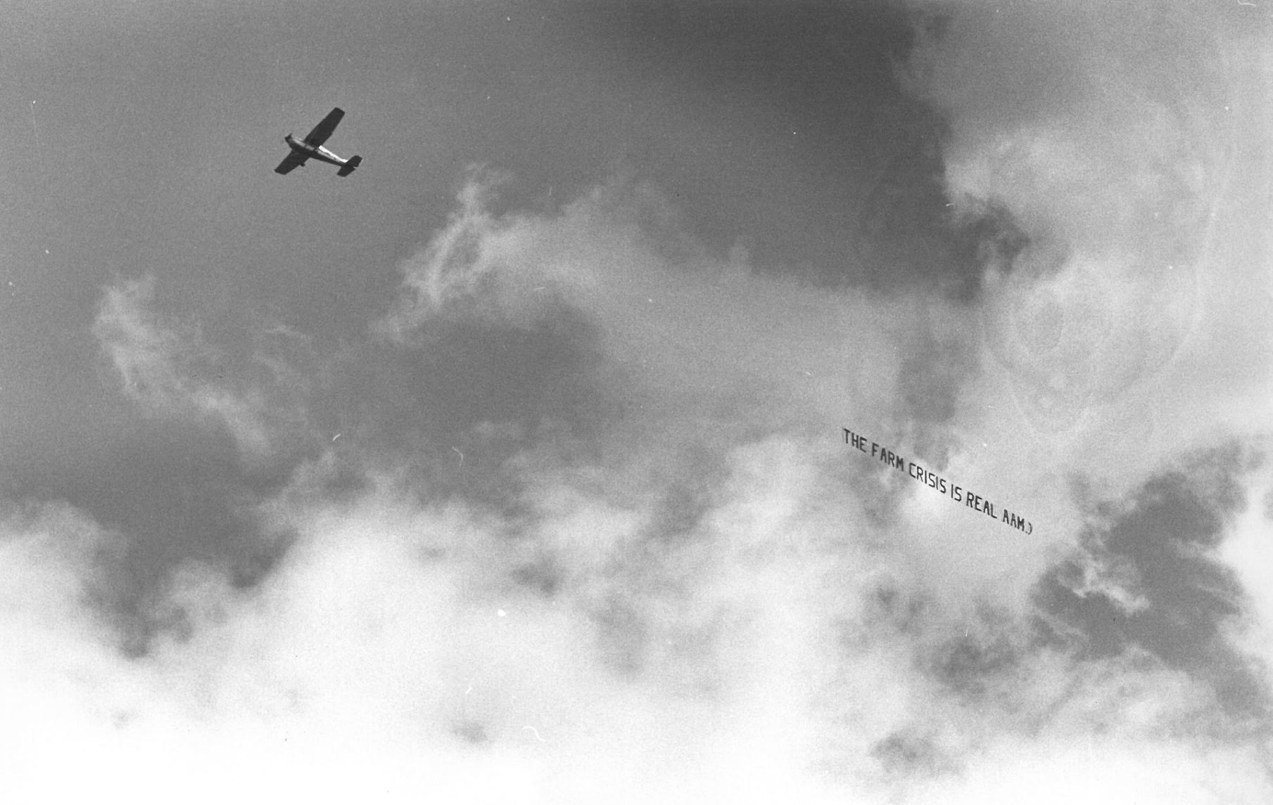 Flying over Farm Aid
